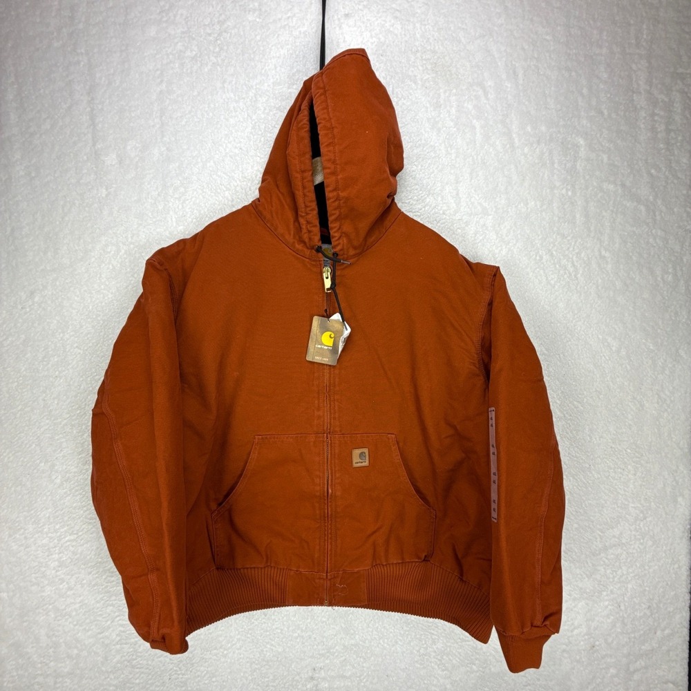 Carhartt Active Jacket‎ Mens 4XL J130 RDO Red Orange NWT NOS